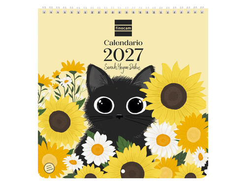Calendario pared art sarah mey 2027 21x21cm