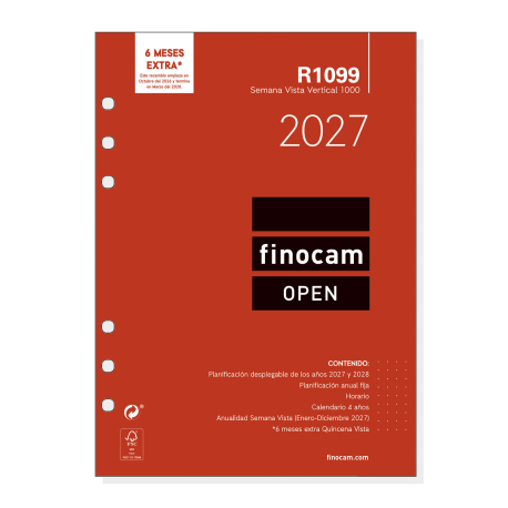 RECAMBIO R1099 ANUAL 1000 SEMANA VISTA VERTICAL 2027