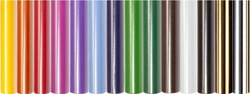 ROLLO FILM AUTOADHESIVO 0.5X15M 70 MICRAS METAL PLATA