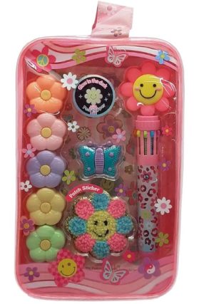 SET DE PAPELERIA GROOVY FLOWER