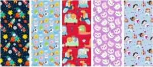 EXP 50 ROLLITOS 70X200CM PAPEL DE REGALO INFANTIL