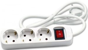 REGLETA MULTIPLE CEGASA 3 TOMAS 1,4M CABLE