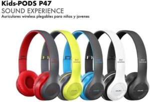 AURICULARES KIDS PODS P47 PLEGABLES WIRELESS