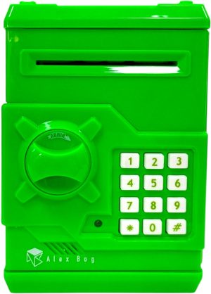 Caja fuerte electronica color verde