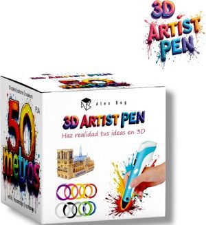 C/10 RECAMBIOS BOLI ARTIST PEN 3D 50M 10 COLORES SURTIDOS