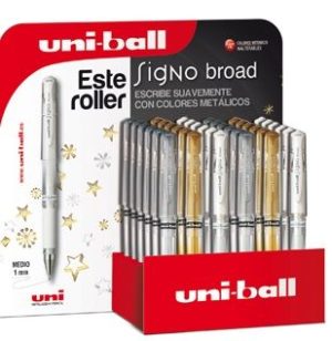 EXP 36 BOLIGRAFOS UNI-BALL SIGNO BROAD 1MM