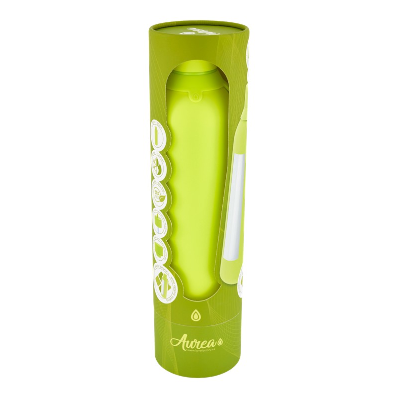 Botella lisa interior ceramico con 2 tapones 750ml pistacho