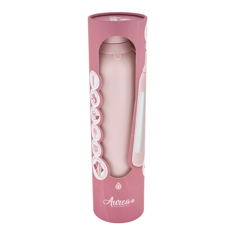 Botella lisa interior ceramico con 2 tapones 750ml pink