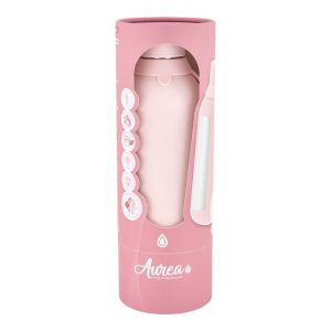 Botella lisa interior ceramico con 2 tapones 500ml pink