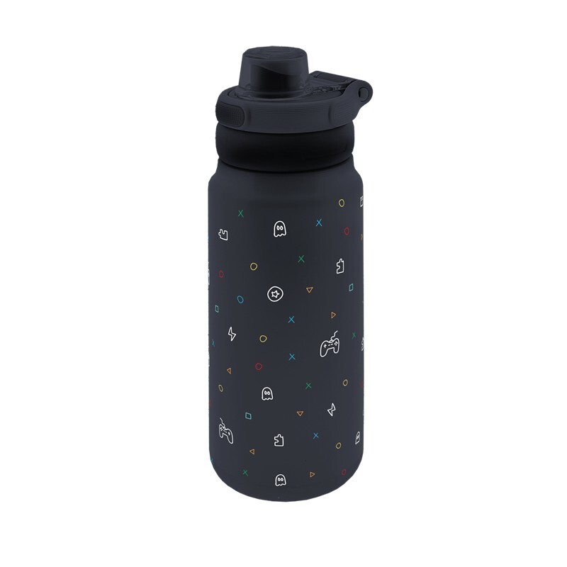 Botella termica interior ceramico 750ml sport game mode black