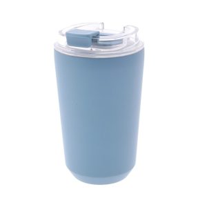 VASO TERMICO INTERIOR CERAMICO LISO 400ML PETROL BLUE