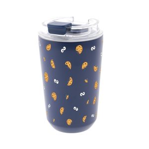 VASO TERMICO INTERIOR CERAMICO 400ML DARK BLUE COOKIE BEAST