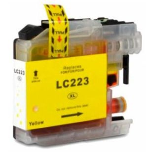 CARTUCHO TINTA COMPATIBLE BROTHER LC223Y AMARILLO