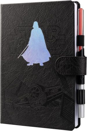 CUADERNO PREMIUM A5 BOLIGRAFO SABLE DE LUZ STAR WARS