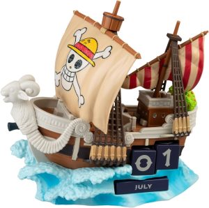 CALENDARIO PERPETUO 3D  ONE PIECE NETFLIX GOING MERRY