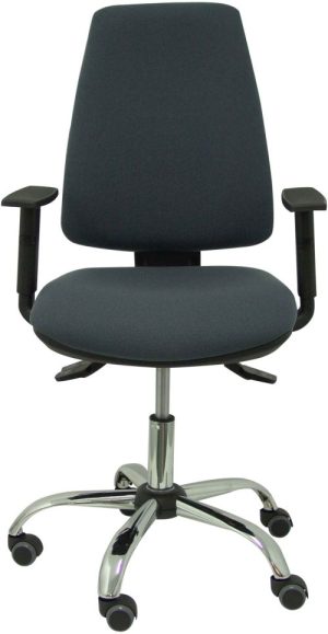 SILLA CON RUEDAS ELCHE RESPALDO Y ASIENTO BALI GRIS BRAZOS