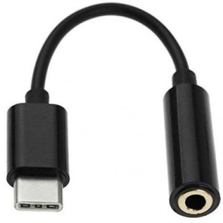 Conversor aisens usb-c a m-jack 3,5 hembra negro