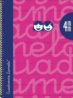 CUADERNO ESPIRAL 4º 80H 90G 4MM FUCSIA CUADROVIA EXTRADURA