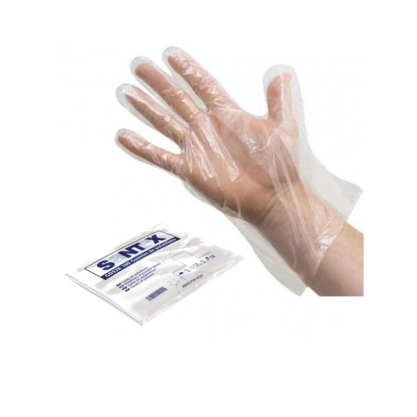 PAQ/100 GUANTES POLIETILENO FRUTERIA