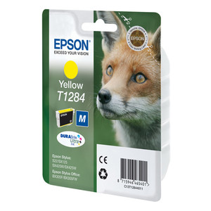 CARTUCHO TINTA ORIGINAL EPSON AMARILLO T1284 C13T12844012
