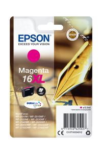 CARTUCHO TINTA ORIGINAL EPSON MAGENTA Nº16XL C13T16334012