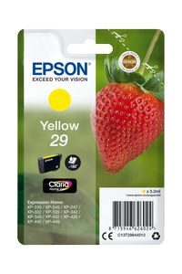 CARTUCHO TINTA ORIGINAL EPSON AMARILLO Nº29 C13T29844012